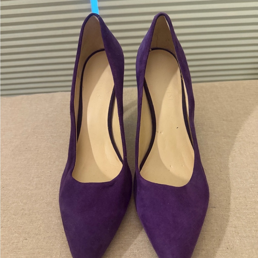 Nine West beautiful Deep Purple Suede Women's Heels
